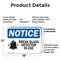 Signmission Glass Break Detector In Use, 18 in W x Rectangle, Plastic OS-2PACK-NS-P-1218-L-13106 - alternate 3